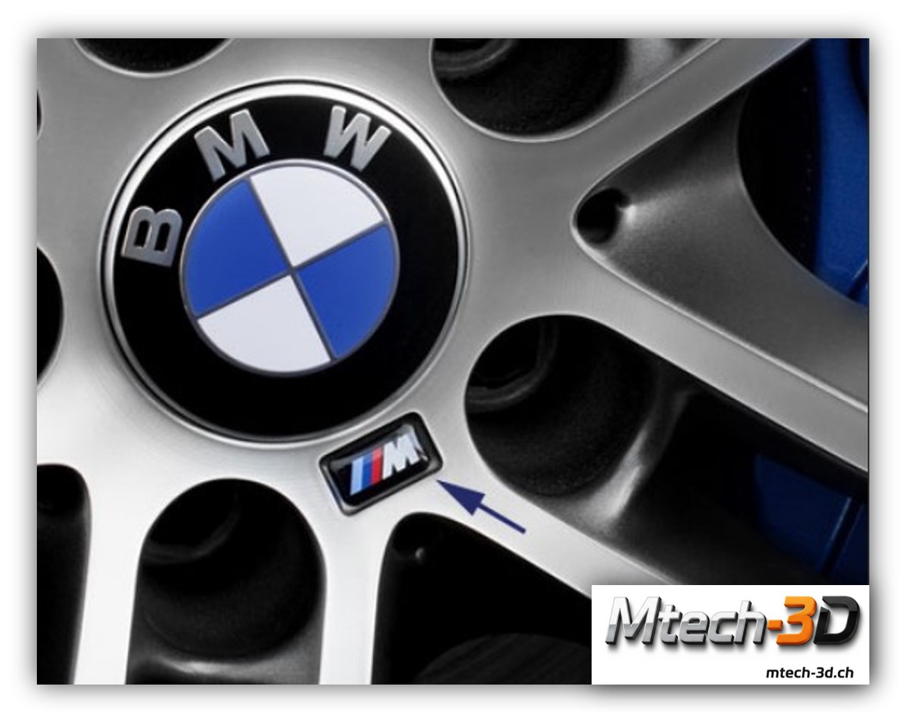 BMW M-Felgen Aufkleber - 7x16x2 (Design-A) – Bild 4